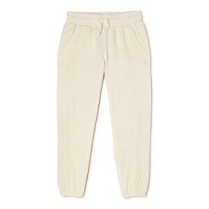 Avia Girls Quilted Joggers Ivory Sweatpants